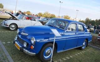 Выставка ретро автомобилей в Гданьске